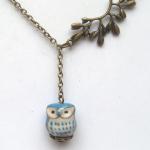 Antiqued Brass Leaf Porcel..